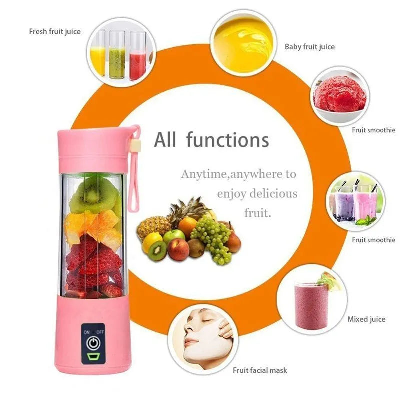 Mini liquidificador portátil misturadores de frutas extratores de frutas multifuncional máquina de fazer suco liquidificador smoothies misturador