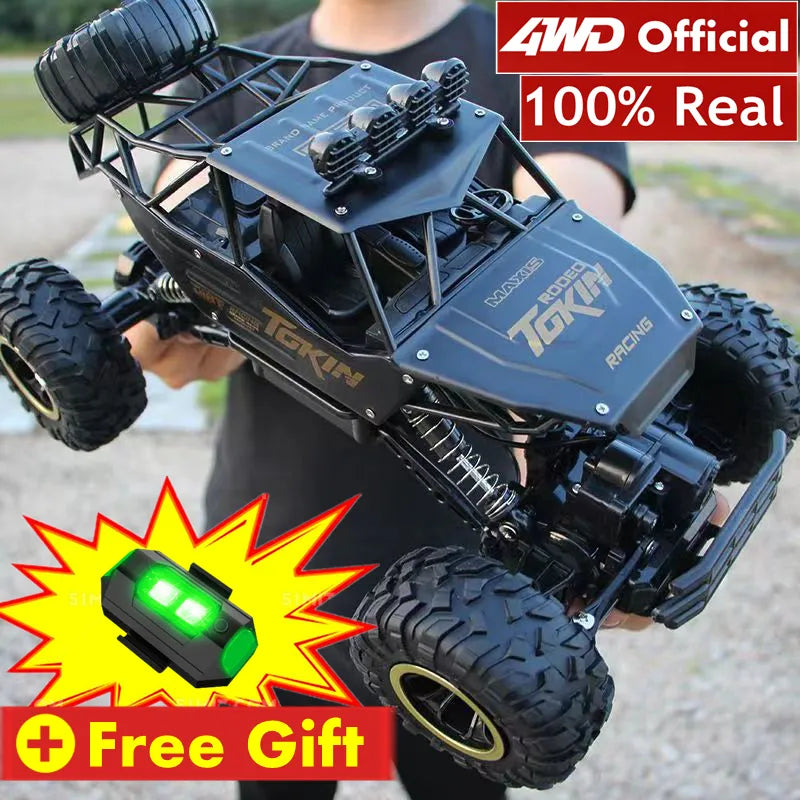 Carro de controle remoto 4x4 - 4wd potente.