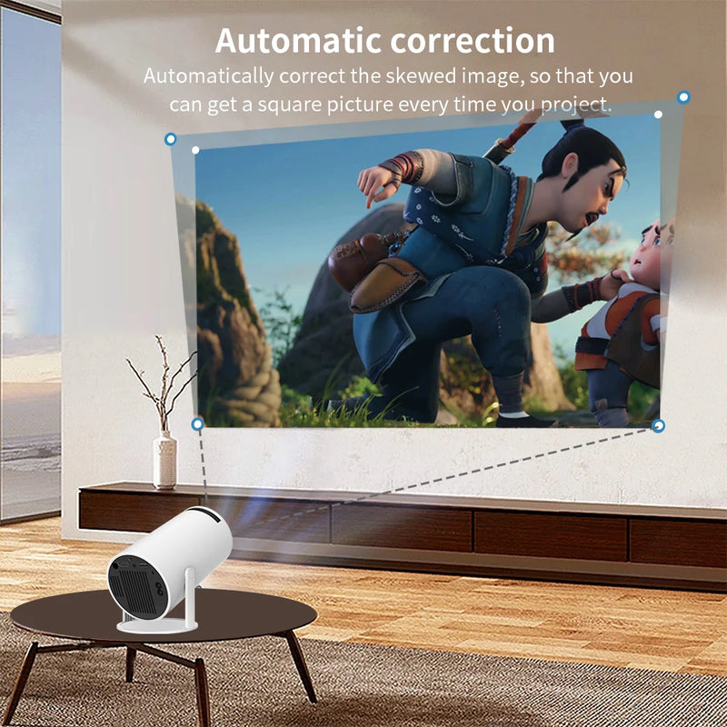 MINI Projetor Portátil 5G WIFI Home Cinema 720P for SAMSUNG Apple Outdoor 1080P 4K Movie HDMI