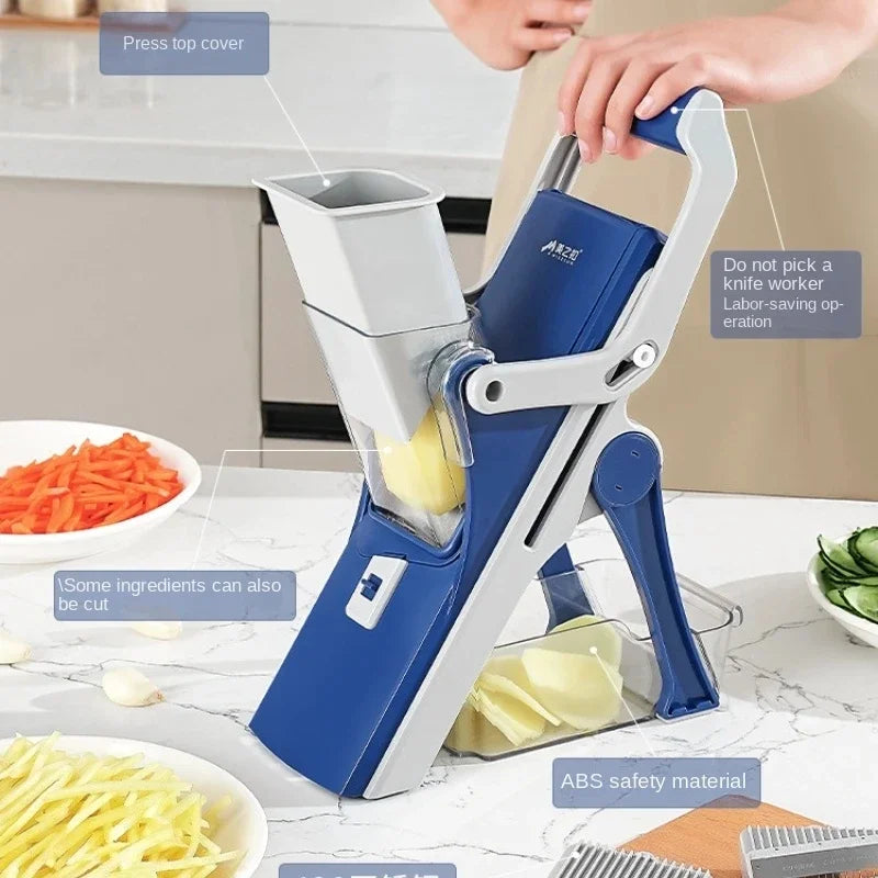 Cortador de legumes batata frita raladores manual triturador acessórios cozinha gadget multifuncional cortador vegetal chopper